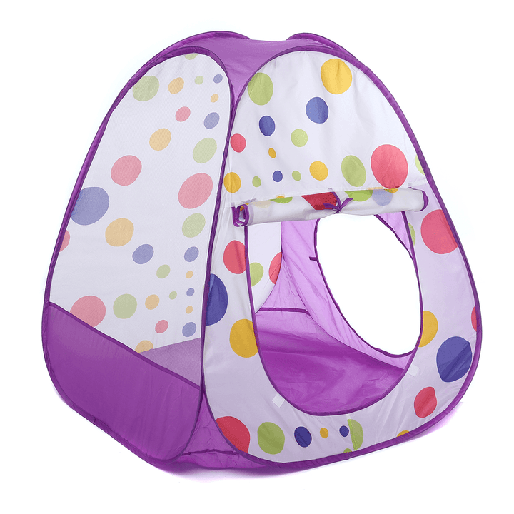 3-In-1 Kids Tent Toddlers Tunnel Cubby Ball Pool Baby Playhouse Toys Children Gift