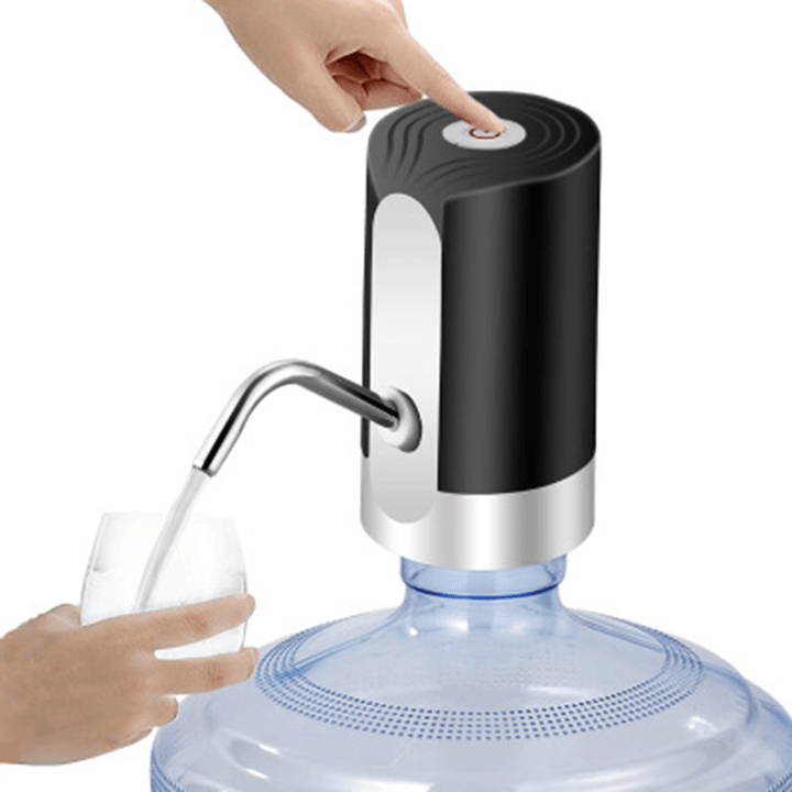 2-5 Gallon Bottle Electric Water Bottle Pump Automatic Drinking Water Dispenser Portable Water Bottle Dispenser for Home Office Travel Camping