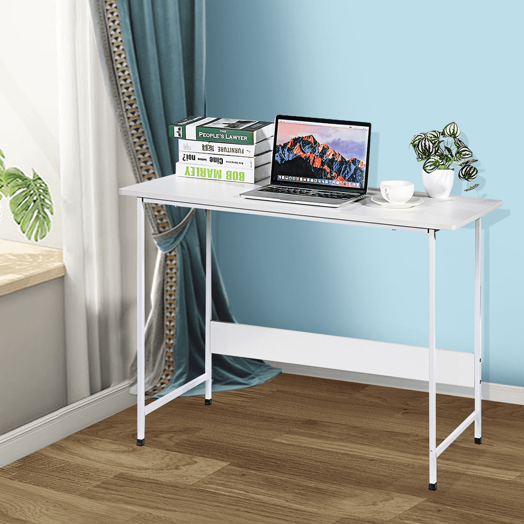 Computer Laptop Desk Modern Desktop Workstation Student Study Table Bedroom Study Room Writing Desk for Home Office