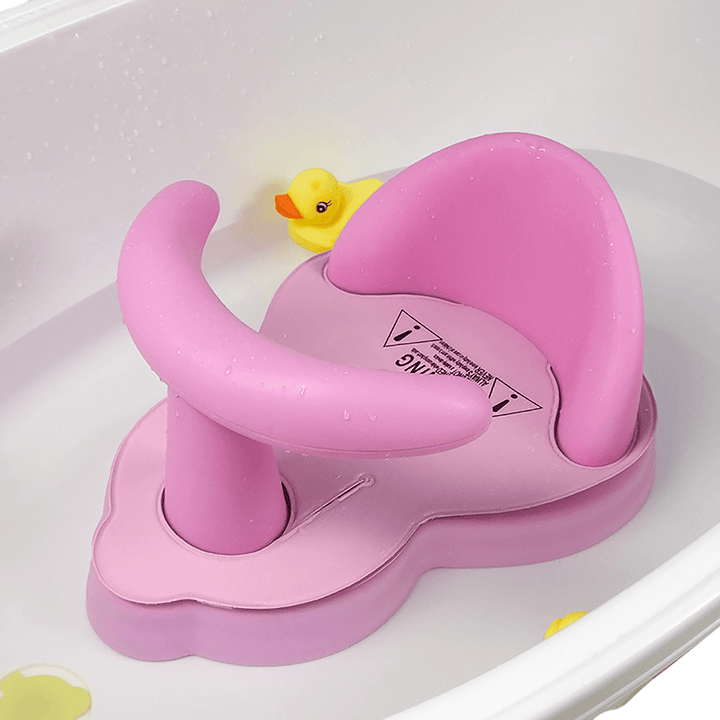 Tub Seat Baby Bathtub Pad Mat Chair Safety Security anti Slip Baby Care Children Bathing Seat Washing Toy