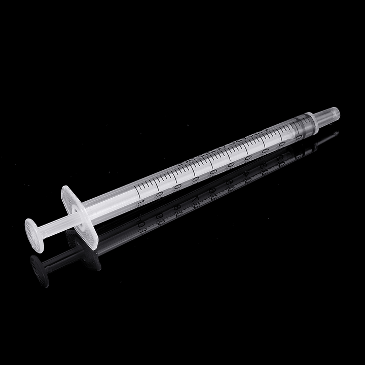 20Pcs/Set 1Ml Plastic Dispensing Syringe Injector No Needles 0.01Ml Graduation for Refilling and Measuring Liquids Industrial Glue Applicator