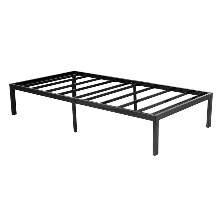 One Sleep VCE14BF04T 14 Inch Bed Frame Heavy Duty Steel Slat Anti-Slip Support Easy Assembly Maximum Storage Noise Free