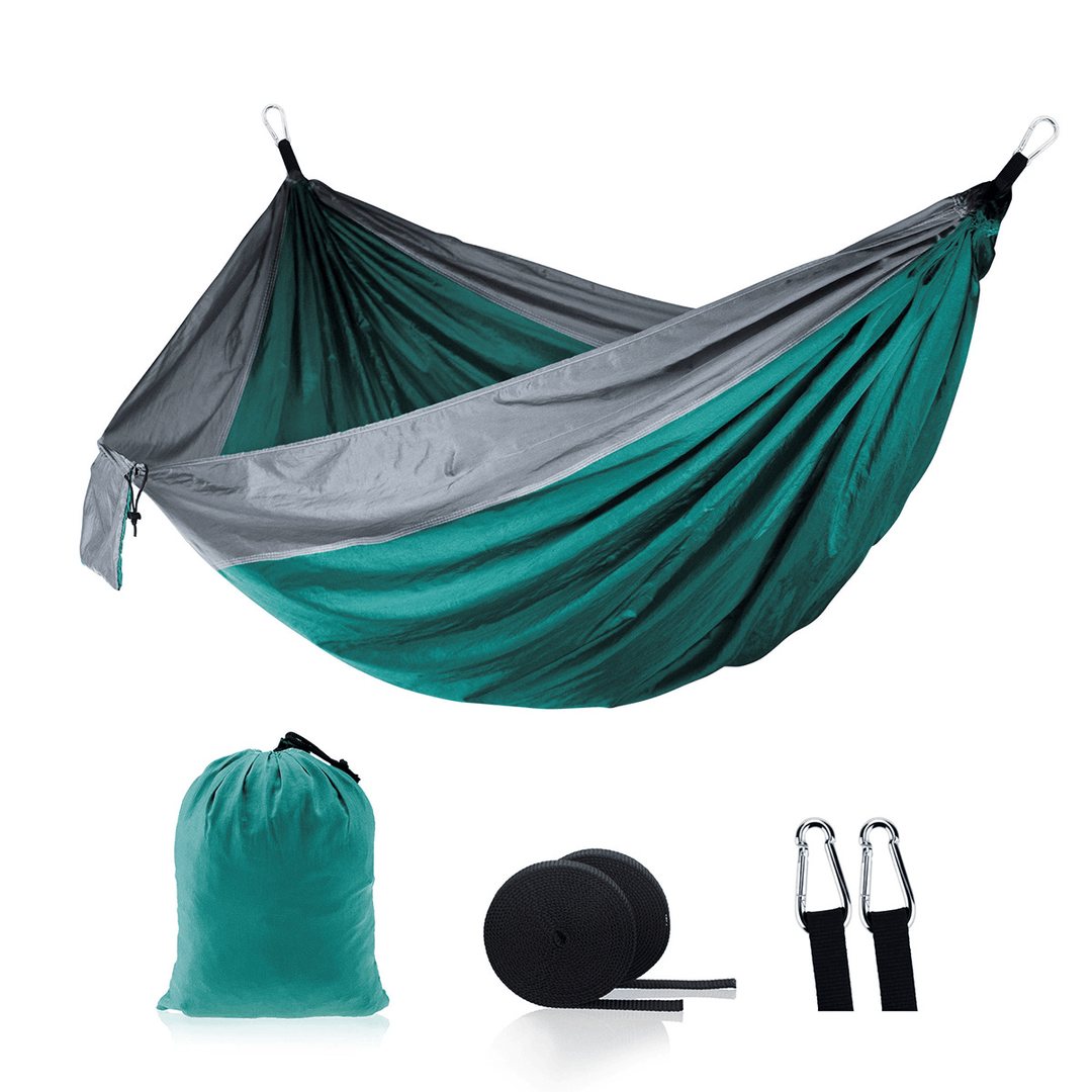 2 Person Double Hammock Hanging Bed Garden Swing Outdoor Camping Travel