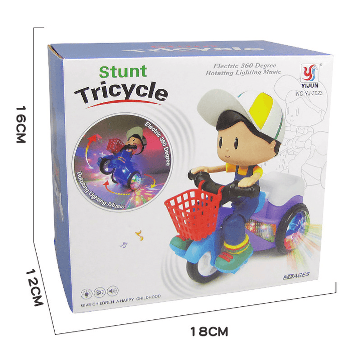 Stunt Tricycle Electric Toy for Children