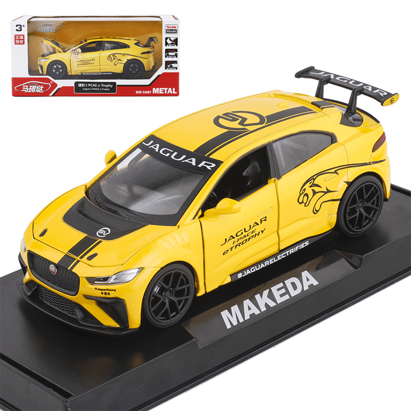 Macda I PCAE Sports Car Alloy Racing Sound and Light Pull Back Car Model Toy