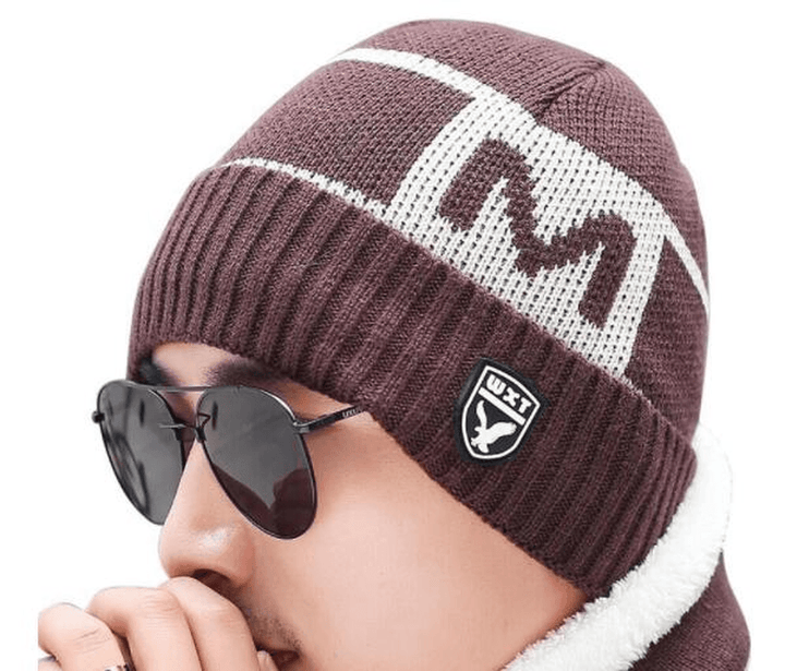 Fashion Simple Men'S Wool Knitted Hat