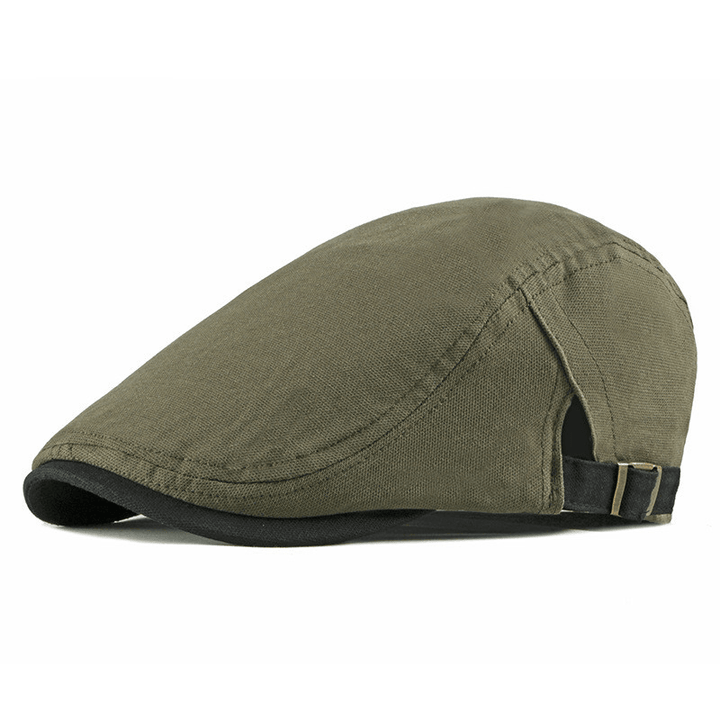 Thin Light Board Beret Hat Men'S Casual