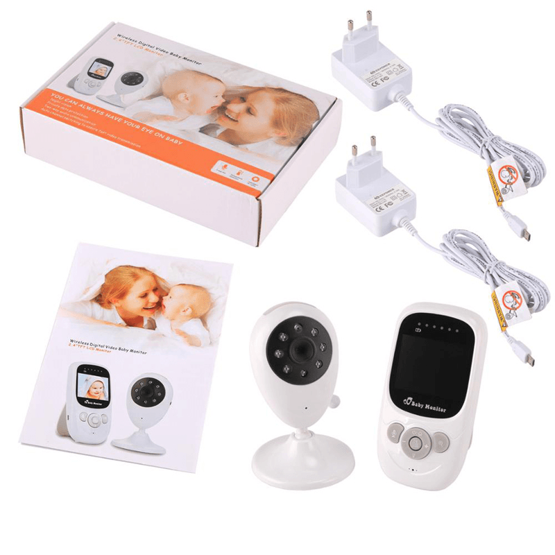 INQMEGA SP880 Wireless Baby Monitor Wifi Camera 2.4 Inch LCD Digital Night Vision Radio Baby Sleeping Monitor Video Camera - EU Plug