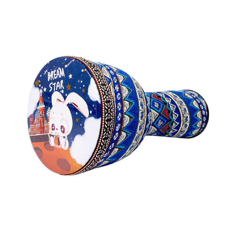 African Drum 8.5 Inch Pvc Tambourine Children'S Lightweight Abs