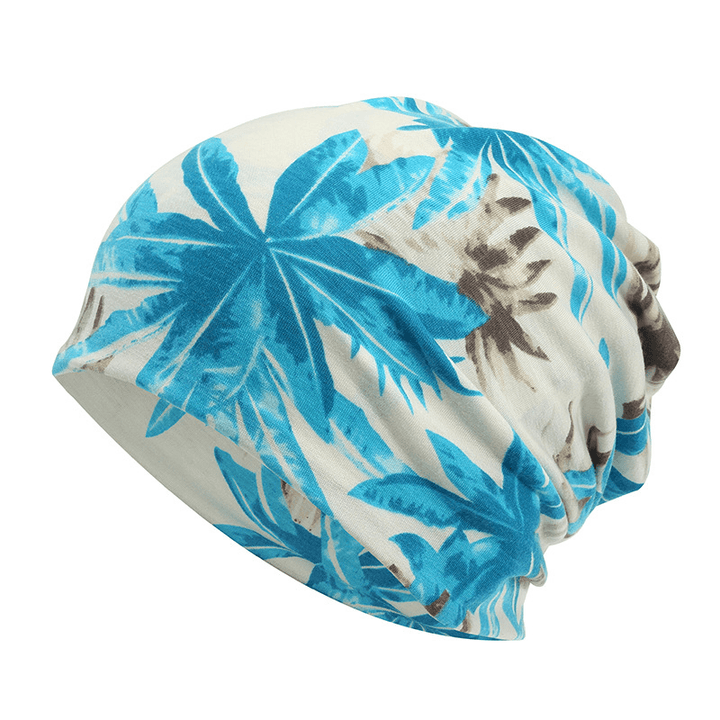 Unisex Multipurpose Tree Print Cotton Headpiece Scarf Cap