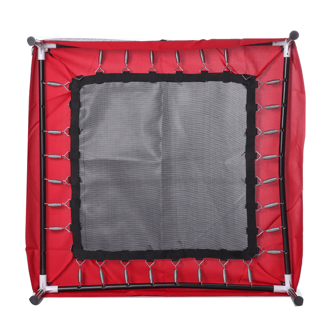 40X40 Inch Jumping Trampoline Child Anti-Fall Safety Indoor Playground Safety Jumping Pad Fitness Sport