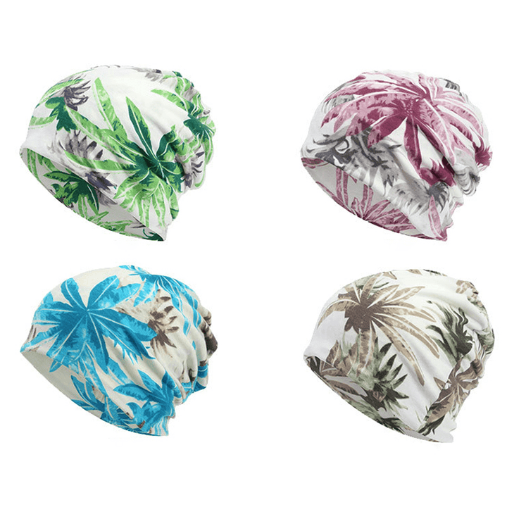 Unisex Multipurpose Tree Print Cotton Headpiece Scarf Cap