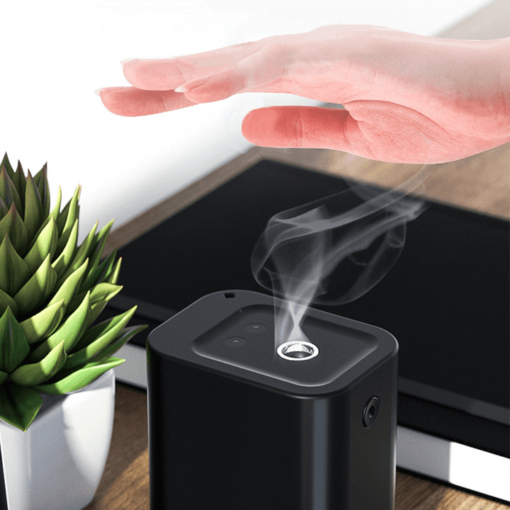 45Ml Automatic IR Induction Alcohol Sterilization Nebulizer Touchless Hand Sanitizer Dispenser Spraying USB Charging Portable Sterilizer Atomizer for Home Restaurant School Hotel Company