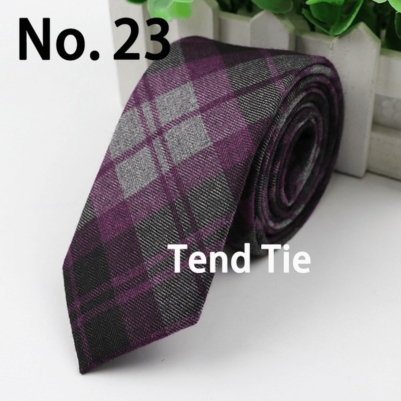 Men'S Tie New Ultra-Narrow Wool Elegant Atmosphere