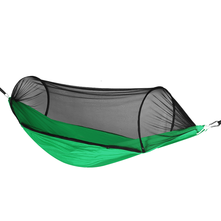 1-2 People Camping Hammock Bed Anti-Mosquito Net Hanging Swinging Folding Travel Beach - MRSLM