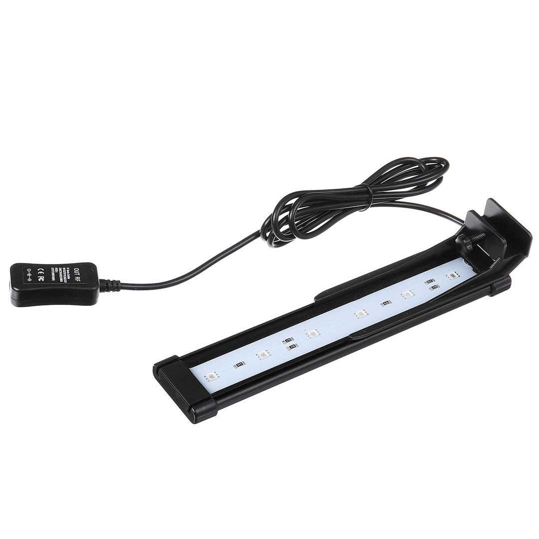 22CM Aquarium Cover Lighting Color Change Remote Control Dimmable RGBW LED Light Suitable for Aquarium/Fish Tank