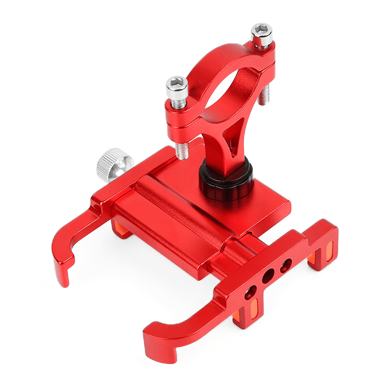 BIKIGHT Aluminum Alloy Bicycle Phone Holder 3.5"-6.2" Adjustable 360¬∞ Rotatable Mobile Phone Bracket Outdoor Electric Scooter Riding Equipment