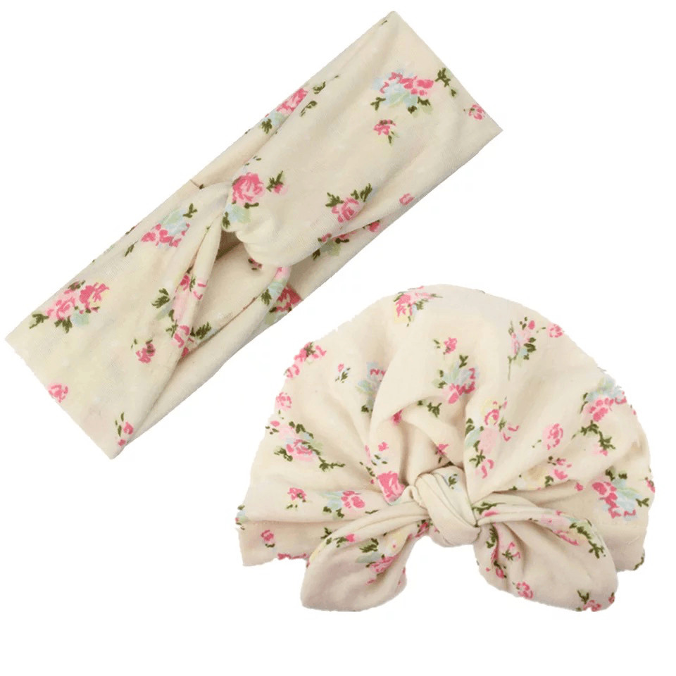 Floral Print Soft Headband - MRSLM