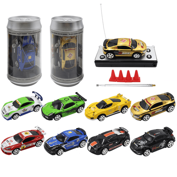 Mini Racing Coke Can Remote Control Car