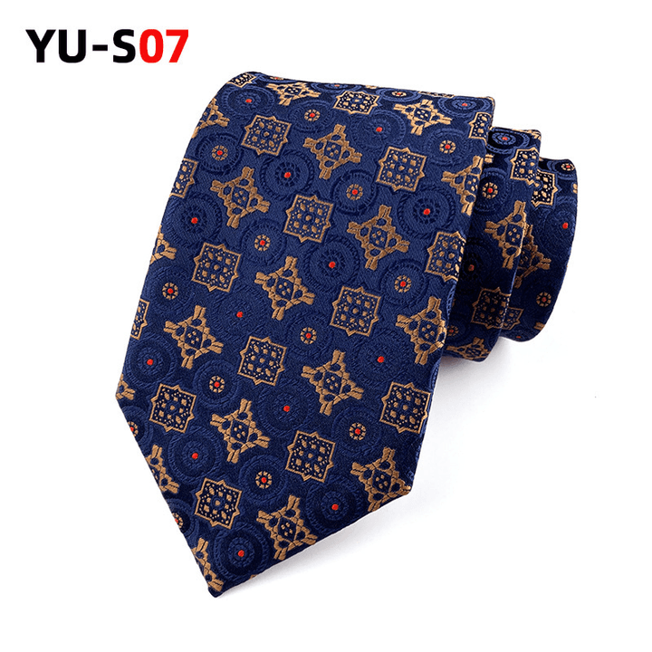 New Retro Style Gentleman Men'S Flower Suit Tie