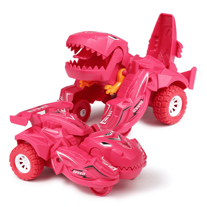 Freewheeling Dinosaur Deformation Car Children'S Toy