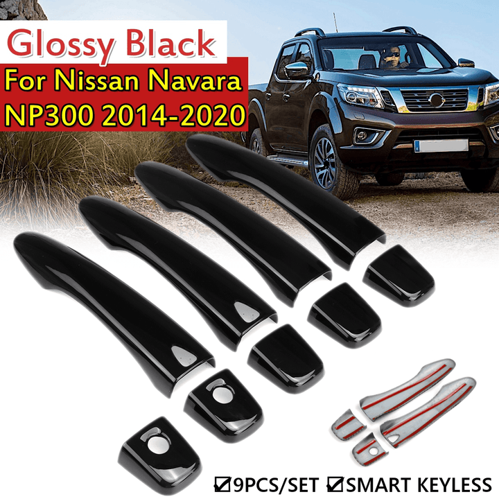 9Pcs Smart Door Handle Covers for Nissan Navara NP300 2014-2020 - MRSLM