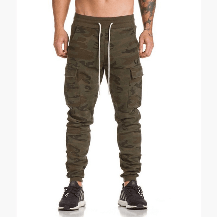 Sports Casual Pants Camouflage Fitness Training Slim