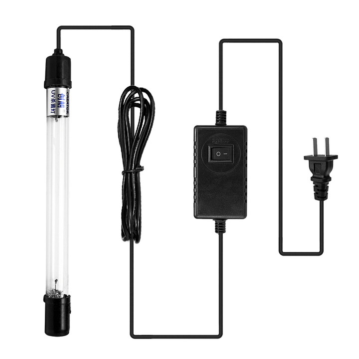 5/7/9/11W Submersible Aquarium Pond Fish Tank UV Sterilizer Water Clean Lamp US