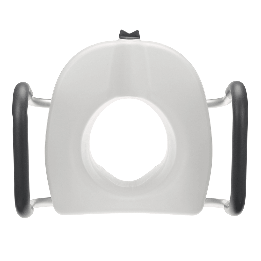 Removable Raised Toilet Seat with Arms Handles Padded Disability Aid Elderly Supports