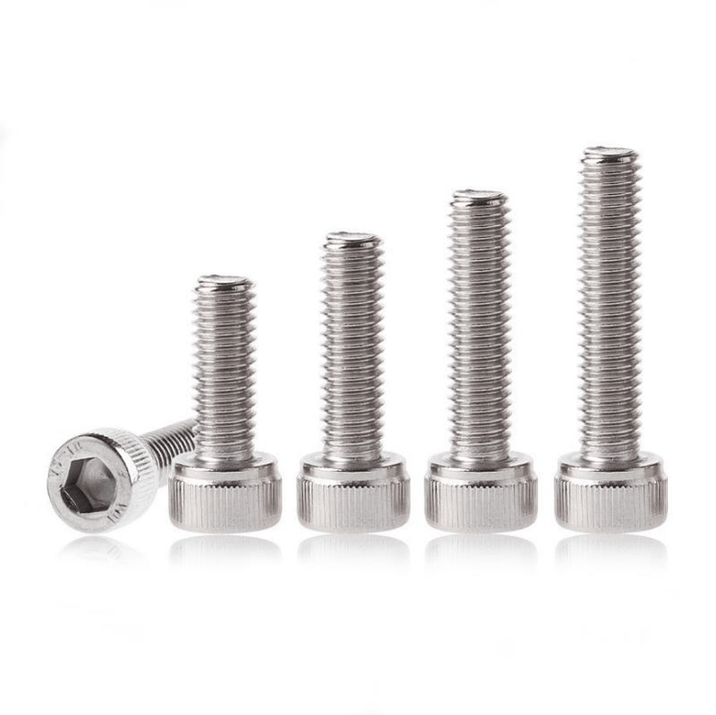 Suleve‚Ñ¢ M3SH10 50Pcs M3 304 Stainless Steel 10-20Mm Hex Socket Cap Head Screw Bolts Nut Optional Length - MRSLM