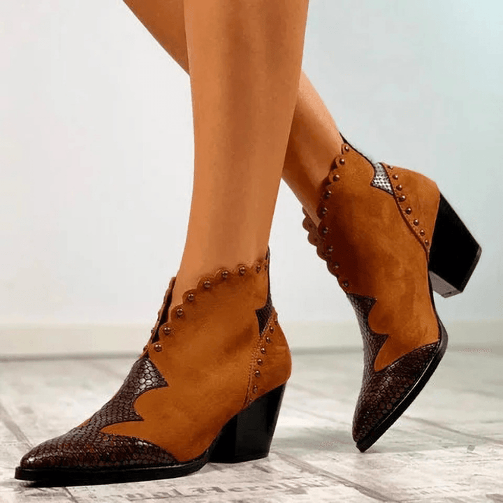 Women plus Size Suede Laciness Breathable Ankle Boots