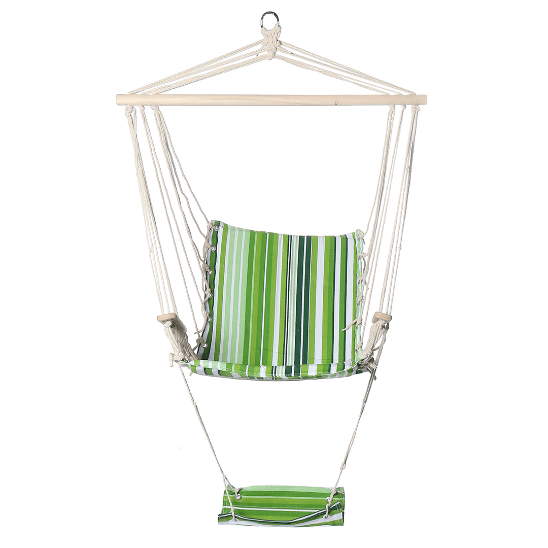 Cotton Hammock Chair Comfortable Hanging Swing Seat Swing Cushion Outdoor Indoor Garden Max Load 150Kg