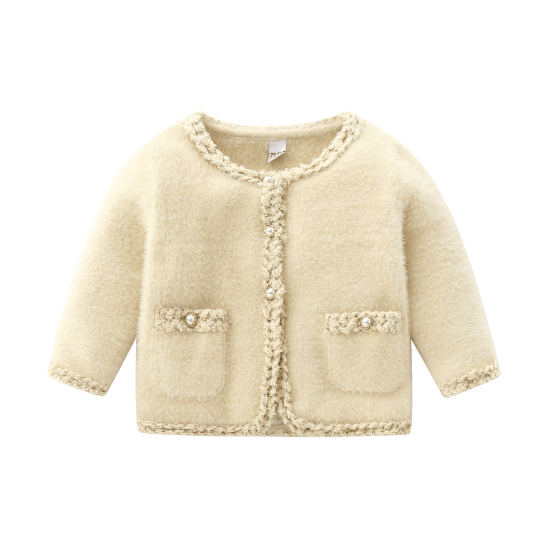 Little Fragrance Long-Sleeved Knitted Cardigan - MRSLM