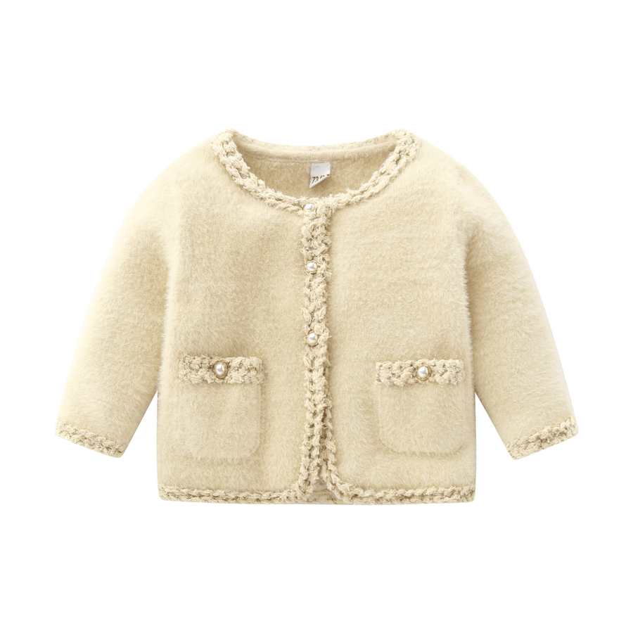 Little Fragrance Long-Sleeved Knitted Cardigan - MRSLM