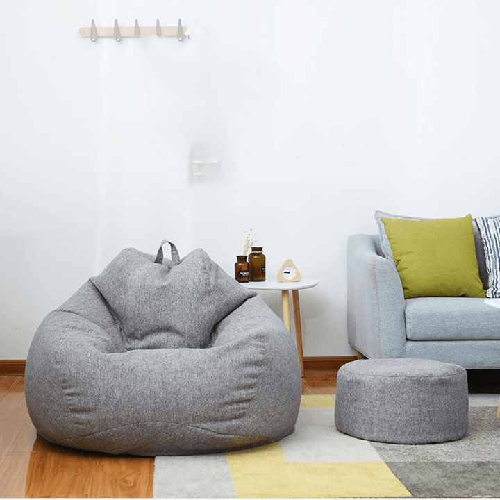 20*32Cm Bean Bag Seat Bean Bag Footstool Coat Lazy Sofa Footstool Cover