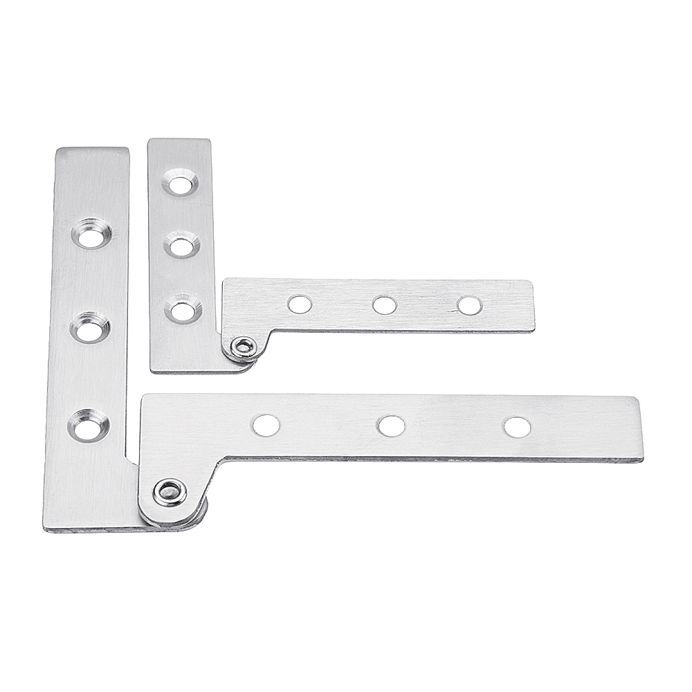 Stainless Steel Concealed Hinge 7-Shape Chicken Mouth Shape Door Hinge 360 Degree Rotating Hardware