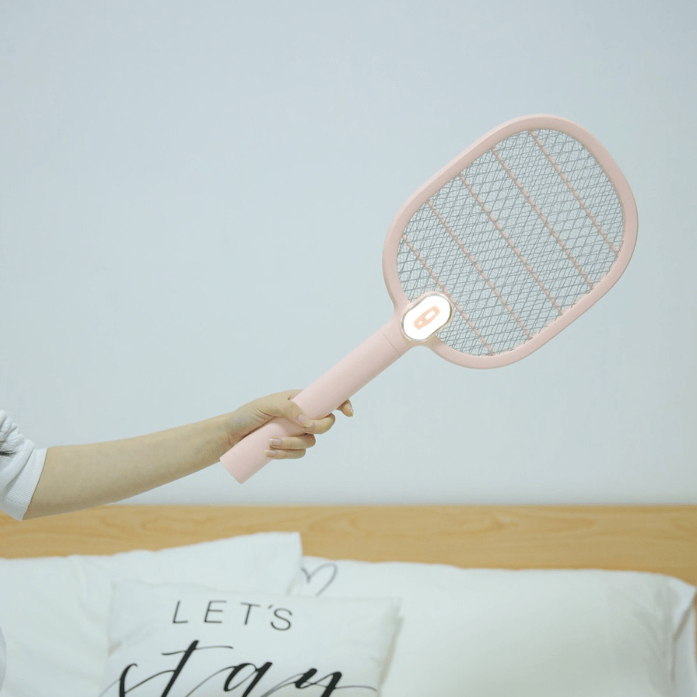 3Life Electric Mosquito Swatter Mosquito Dispeller Rechargeable LED Electric Insect Bug Fly Mosquito Killer Racket 3-Layer Net