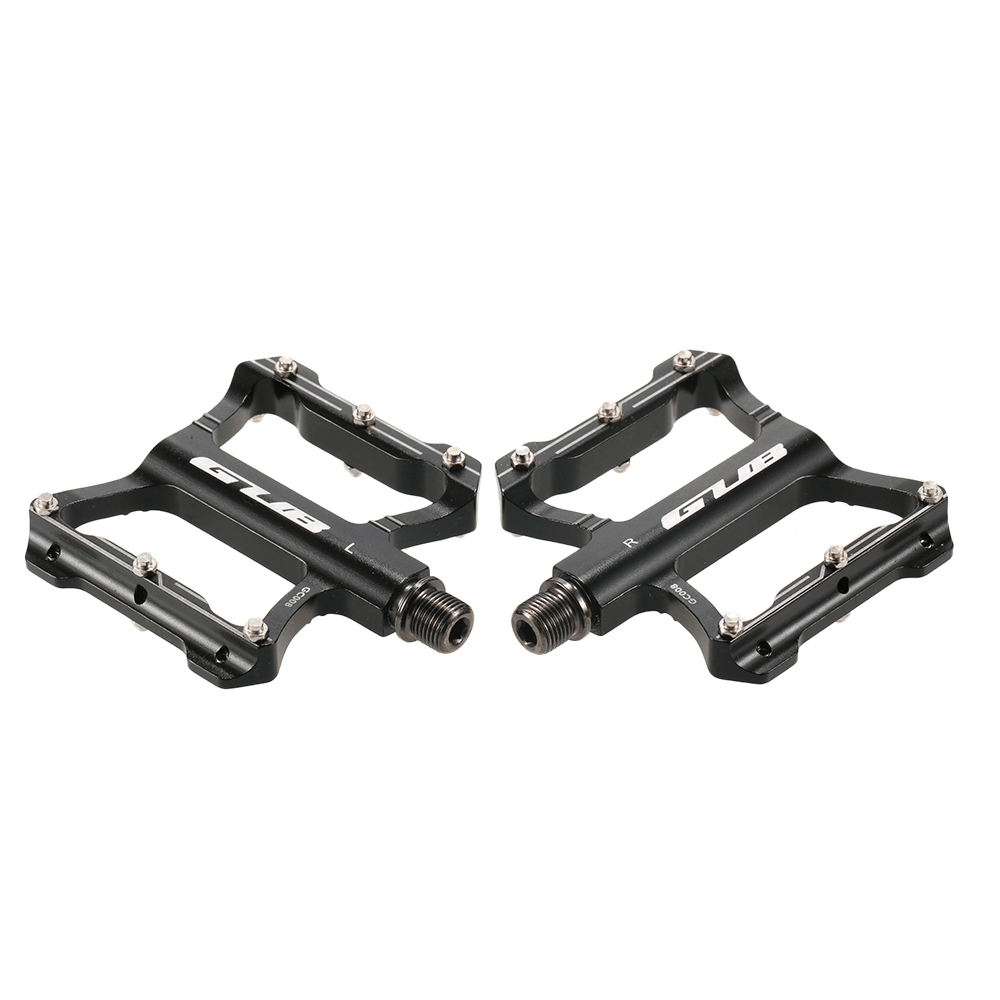 GUB GC-008 Aluminum Antiskid Bike Pedals for MTB CNC DU 2 Sealed Bearing Flat Platform