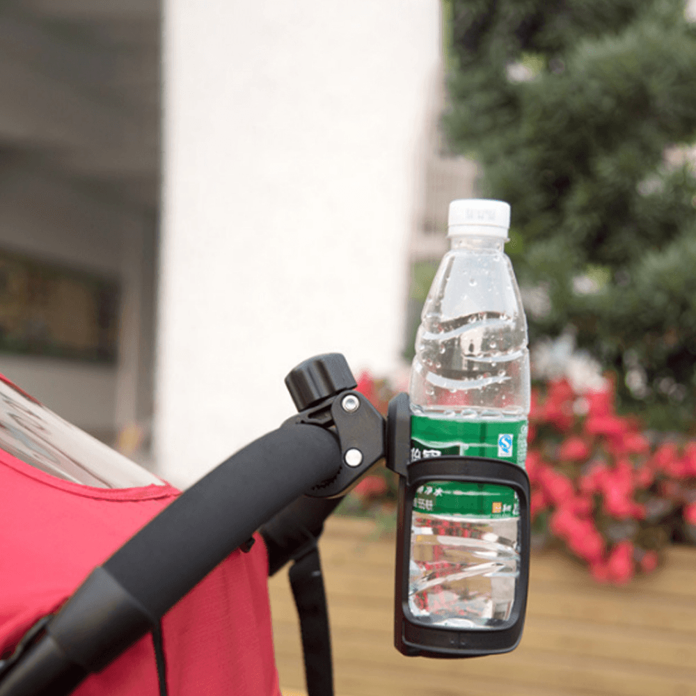 XANES¬Æ Stroller Cup Holder Universal 360¬∞ Rotation Drink Holder Bike Water Bottle Holder for Bike Walker Wheelchair Trolleys