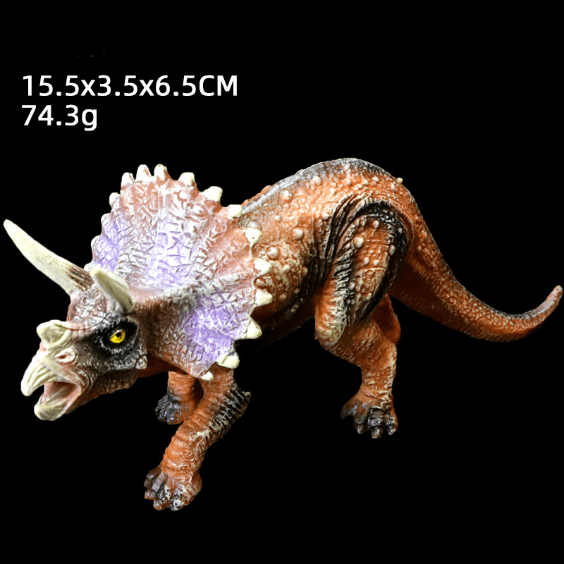 Solid Dinosaur Plastic Toy Simulation Animal