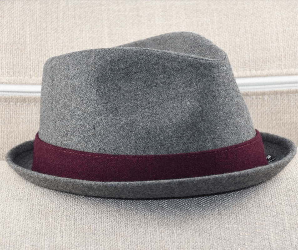 British Style Autumn and Winter Woolen Jazz Hat