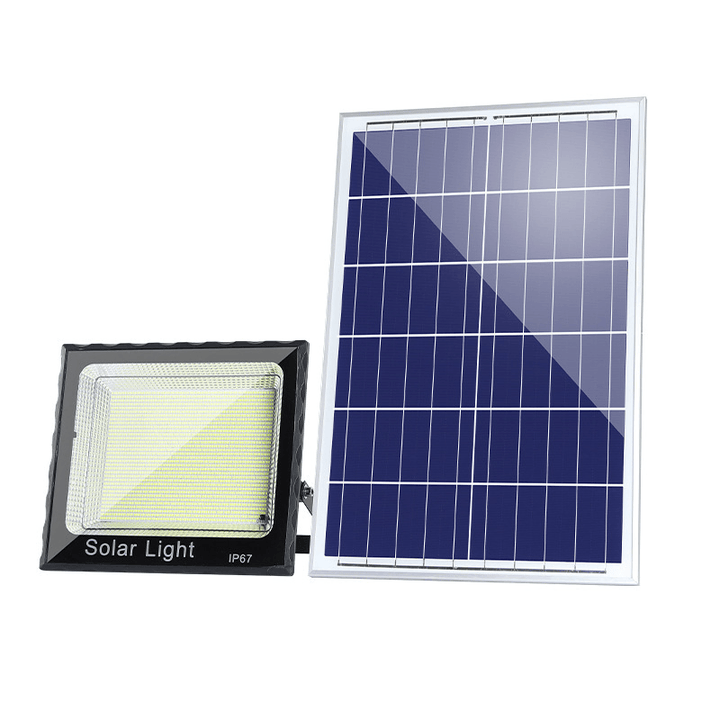 25/45W Solar Flood Light 3 Modes Adjustable Sunlight Spotlights IP67 Werproof 355/641 Leds Street Lamp with Control for Yard Garden Path Patio