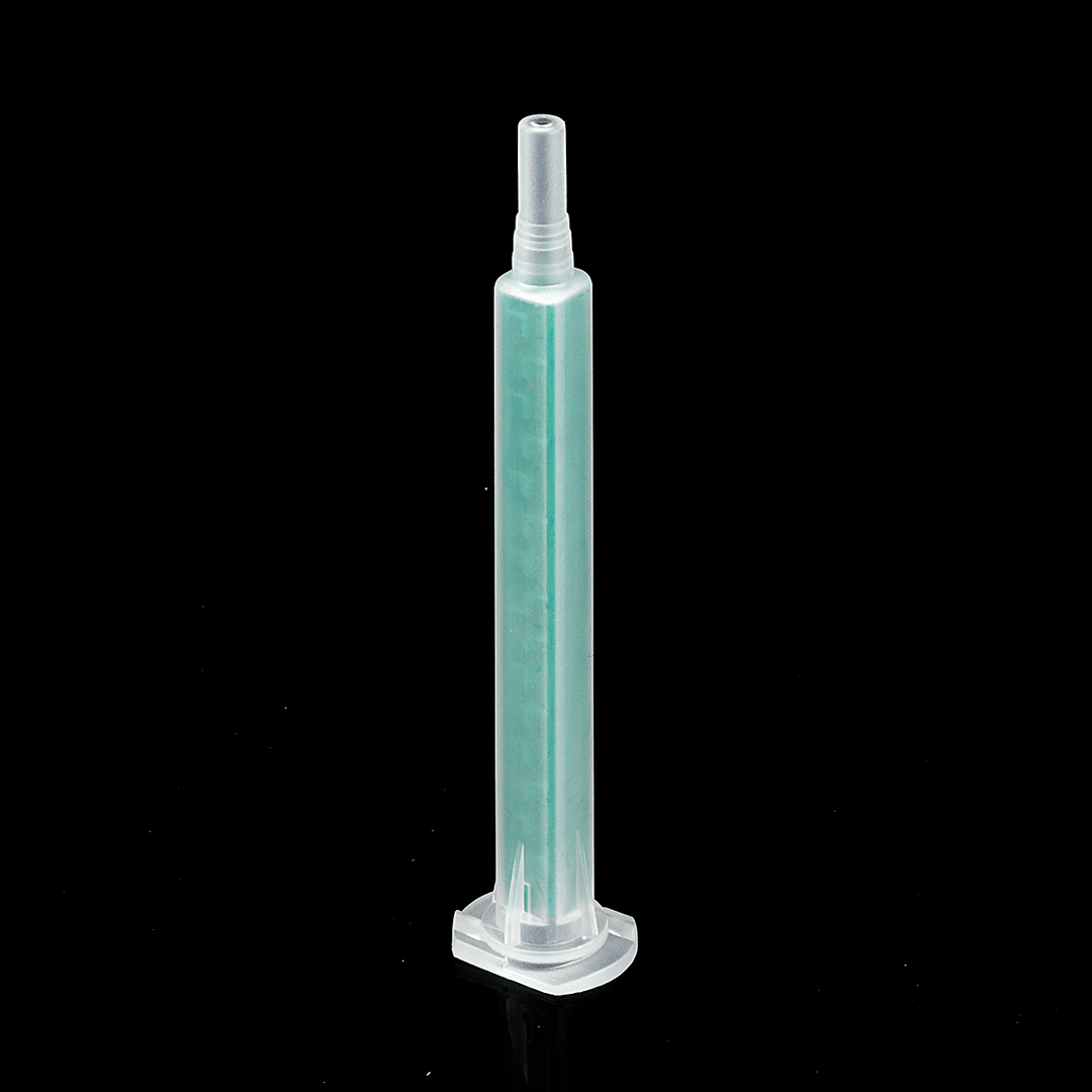 5Pcs/Set 50Ml 2:1 AB Glue Tube Dual Glue Cartridge Two Component Dispenser Tube with Mixing Tube Mixing Syringe for Industrial Glue Applicator