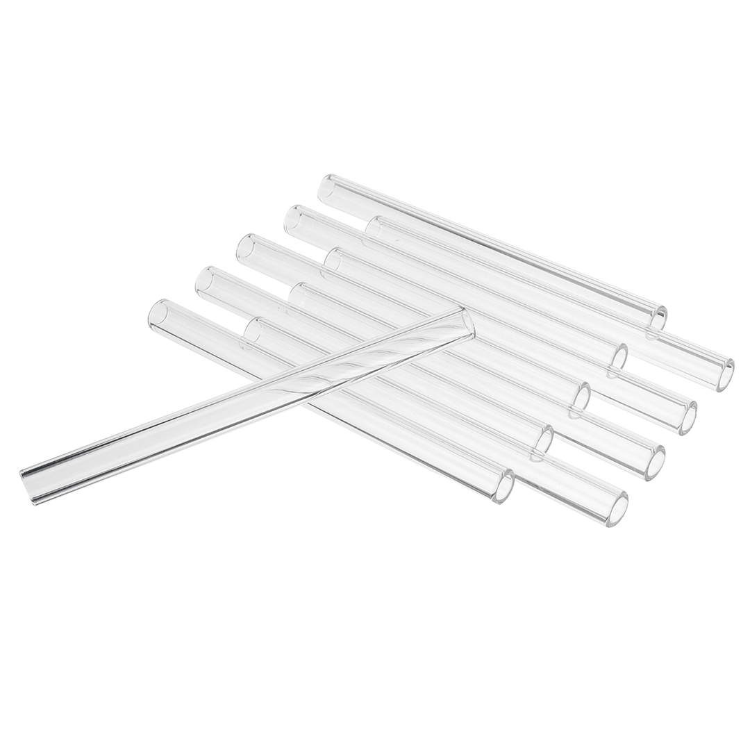 10Pcs 150X10X1.5Mm Length 150Mm OD 10Mm 1.5Mm Thick Wall Borosilicate Glass Blowing Tube Lab Factory School Home Tubes