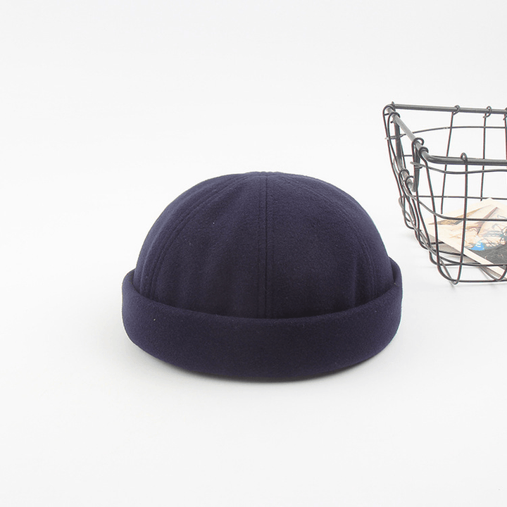 Plain Woolen Landlord Hat