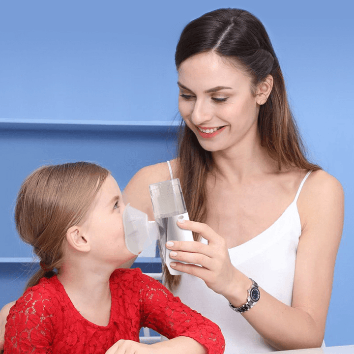 UN201 Mini Handheld Portable USB Charging Inhale Nebulizer Ultrasonic Inalador Nebulizador for Children Adult