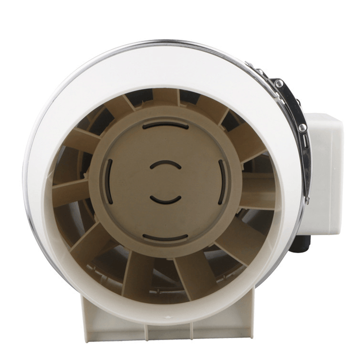 4'' Silent Inline Rotating Duct Fan Booster Exhaust Air Extractor Ventilation Fan Exhaust Fan