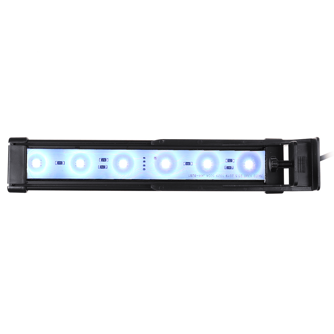 22CM Bluetooth APP Controlled Aquarium Cover Lighting Color Change Dimmable LED Light Bar Suitable for Aquarium/Fish Tank