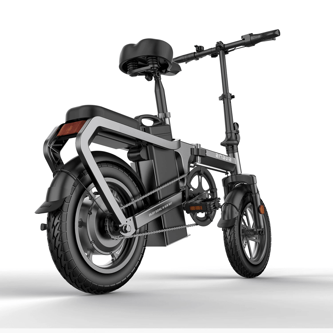 [US DIRECT] ENGWE X5 10Ah 48V 240W 14In Chainless Folding Electric Bike with Removable Battery 30Km/H Top Speed E Bike