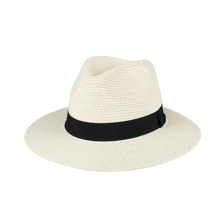 Wide Brim Sunscreen Sunshade Sun Hat Panama Straw Hat Female Couple Top Hat